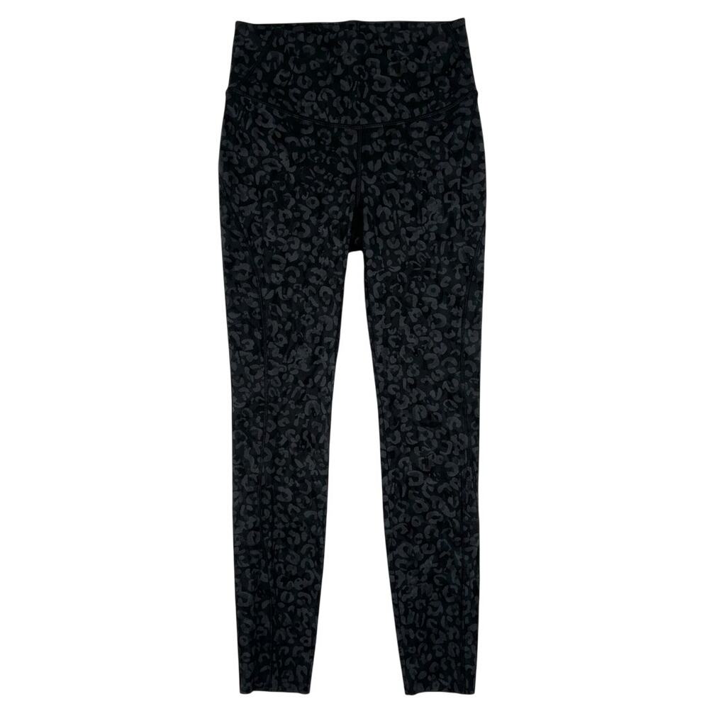 Lululemon Wunder Under Leopard Leggings Size 4